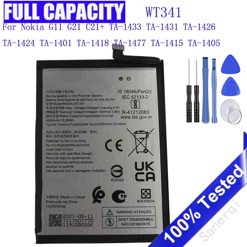 5050mAh WT341 Battery For Noki - Gold 6138 ulasan dan harga